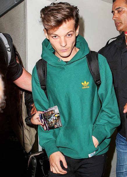 adidas green hoodie original|louis tomlinson green adidas hoodie.